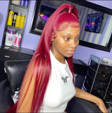 Burgundy Transparent Lace